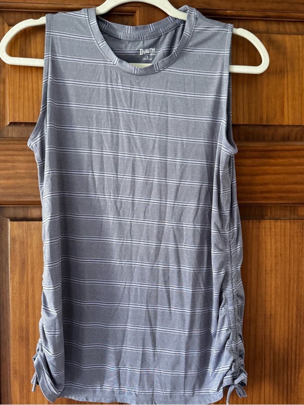 Duluth Trading Armachillo Tank Top Women’s Small Purple Striped Cinch Light